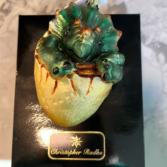 Christopher Radko “Baby Trike” Lost World Jurassic Park Ornament